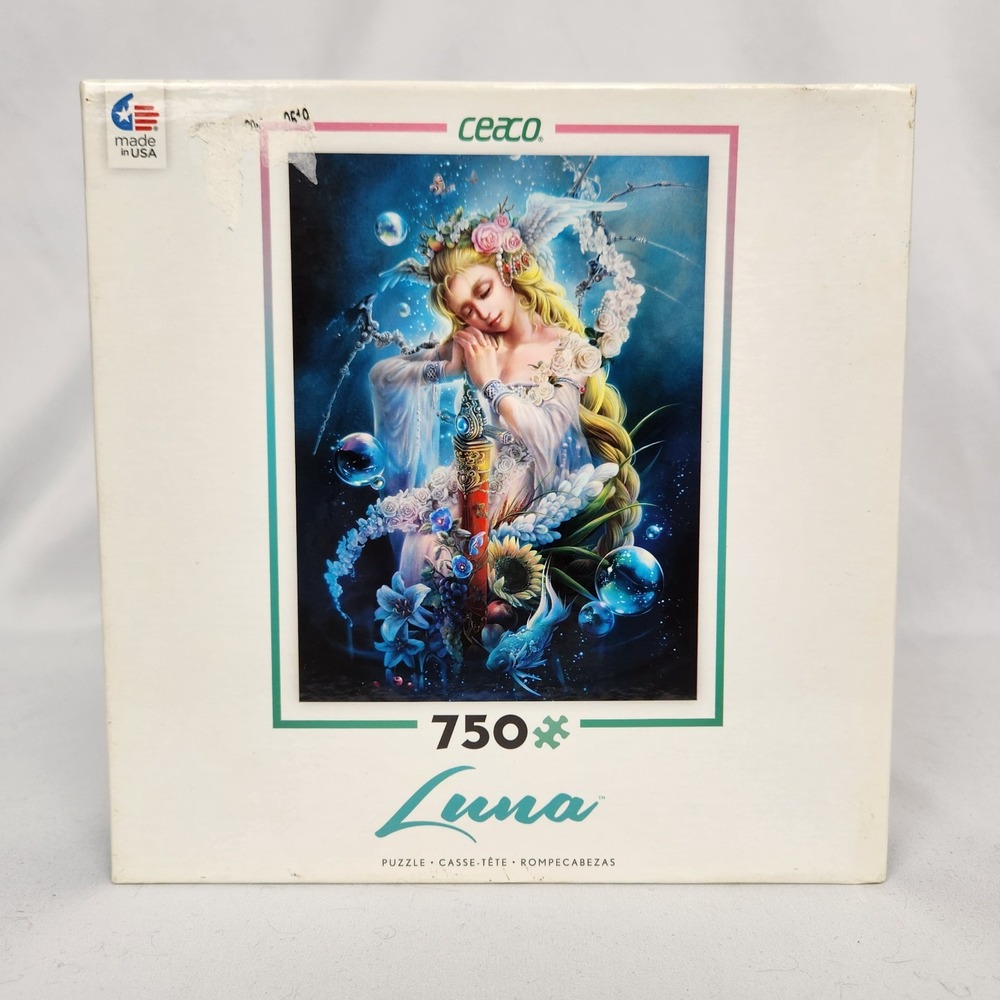 New Sealed Ceaco Luna Fairie 750 pcs Puzzle Kazuha Fukami‎ 18" x 24"